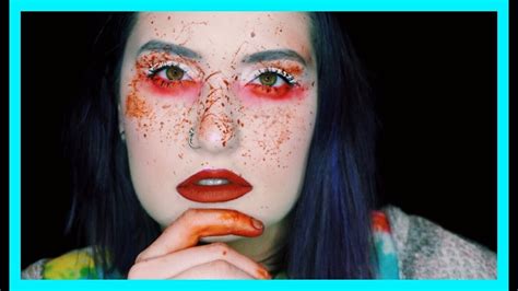 blood splatter makeup